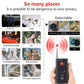 Handheld CC308+ RF detector with red target light and indicator buttons