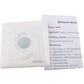 White wall motion sensor switch with parameter label and front module