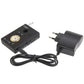 Black CX007 detector kit with AC power adapter and coiled cable