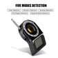 Wireless signal detector with long antenna, large dial, and LCD screen