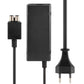AC power adapter with inline brick and power cable, showing two-pin plug