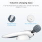 Massage stick with inductive charging base and charging contact points