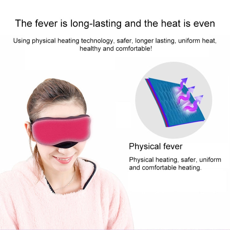 Heated sleep eye mask worn on the face with connected controller cord