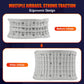 Inflatable heating belt with airbag rows expanding after inflation