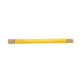 Yellow pig hair double-ended brush with hard bristle tips