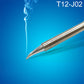 T12-J02 lead-free soldering iron tip, conical metal point with collar