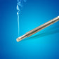 Lead-free soldering iron tip with rounded chisel end and smoke plume