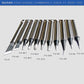 QUICKO commonly used T12 iron tips tray, multiple tips with black chisel points