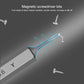 Magnetic screwdriver bits with steel shafts designed to hold screws securely