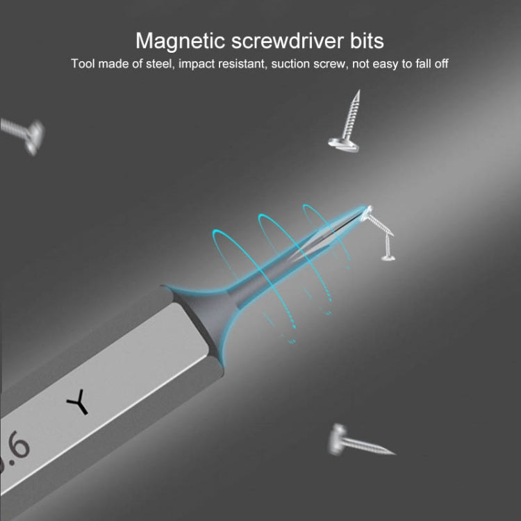 Magnetic screwdriver bits with steel shafts designed to hold screws securely
