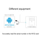 USB RFID card reader with Android OTG and PC connection diagram