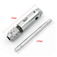 Adjustable tap wrench with extension shaft; marked 86 mm and 100 mm lengths