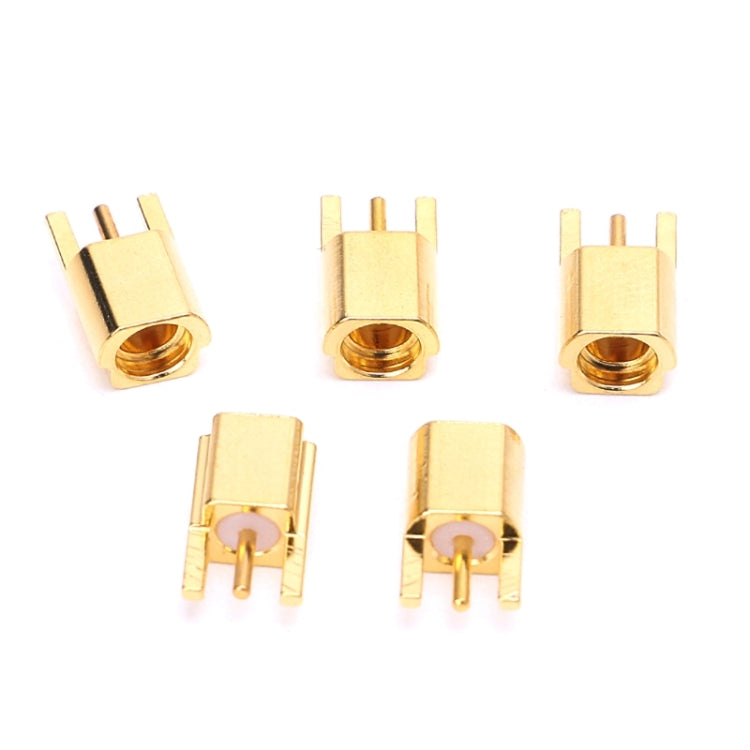 MMCX female 3-jack connector pin set, gold-plated, five gold connectors