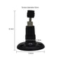 Wall mount bracket with dimensions: 6.9 cm base, 9.3 cm height, 6 mm screw