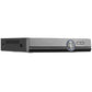 AHD DVR side view, dark gray metal chassis with ventilation and control panel