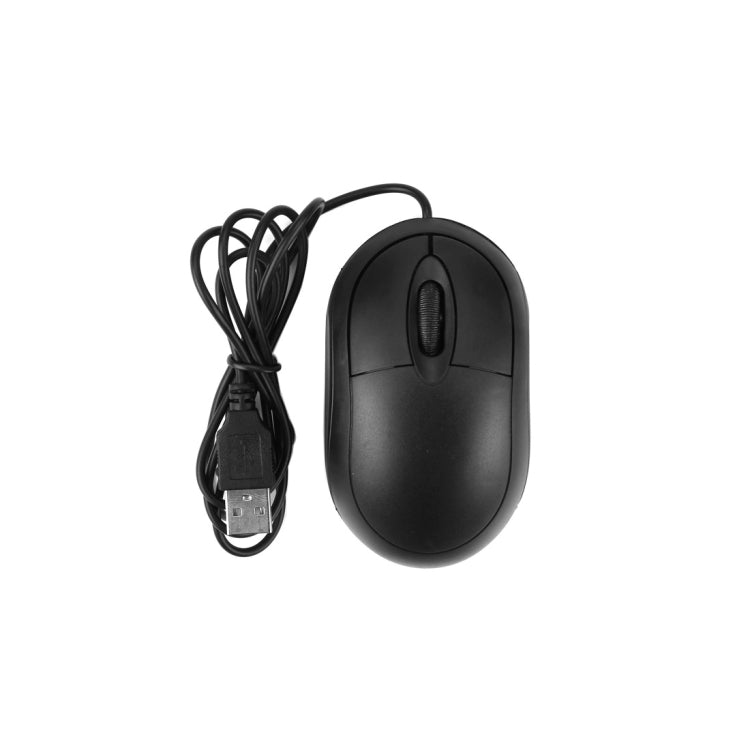 USB computer mouse for DVR control, black ergonomic design with cable