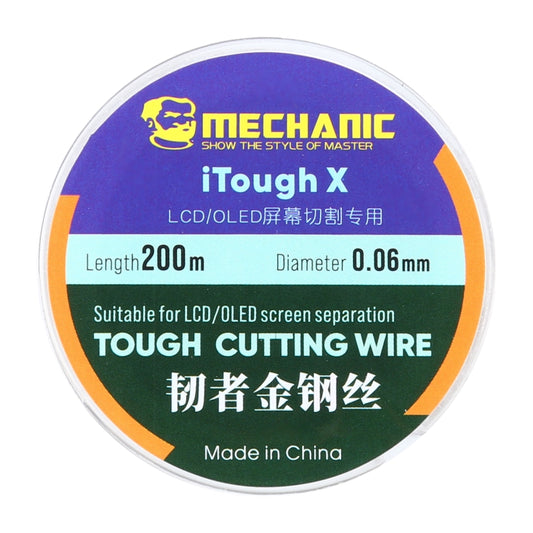 MECHANIC iTough X cutting wire spool, 200m, 0.06mm diameter, LCD/OLED