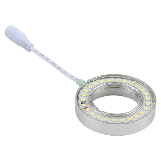 65mm LED microscope ring light head with circular LEDs and attached cable