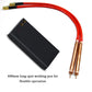 Spot-welding pen with red cable and two copper/gold electrode tips