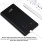 Portable mini spot-welding machine power panel with blue/red LEDs and white charging cable