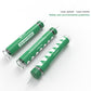 Green solder wire cartridges with insulated handles and metal solder leads