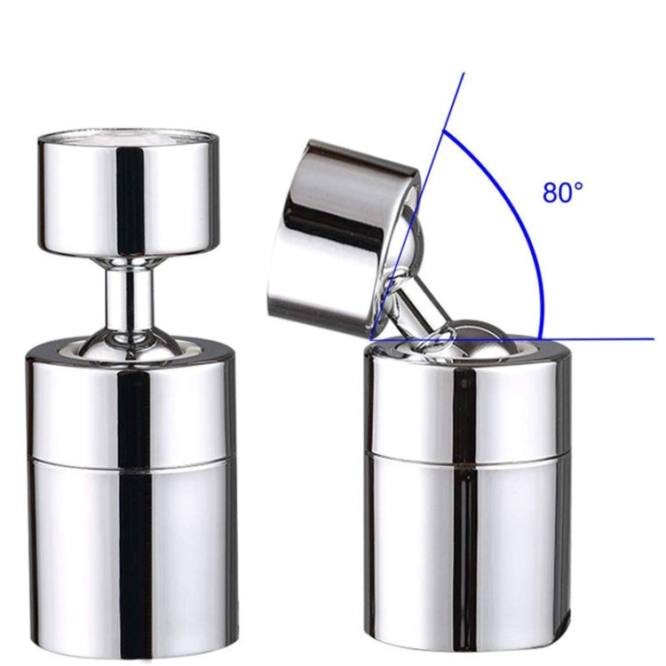 Chrome two-function faucet spout bubbler adapter with side nozzle for different modes