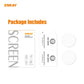 ENKAY screen protector package with two films and cleaning accessories