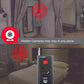 CC308+ mini laser signal detector with red power button and antenna for scanning