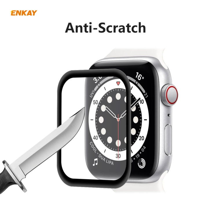 ENKAY anti-scratch PET screen protector for Apple Watch 40mm, curved full-screen