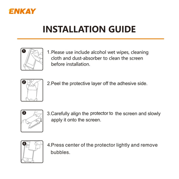 ENKAY installation guide for Apple Watch 40mm screen protector film