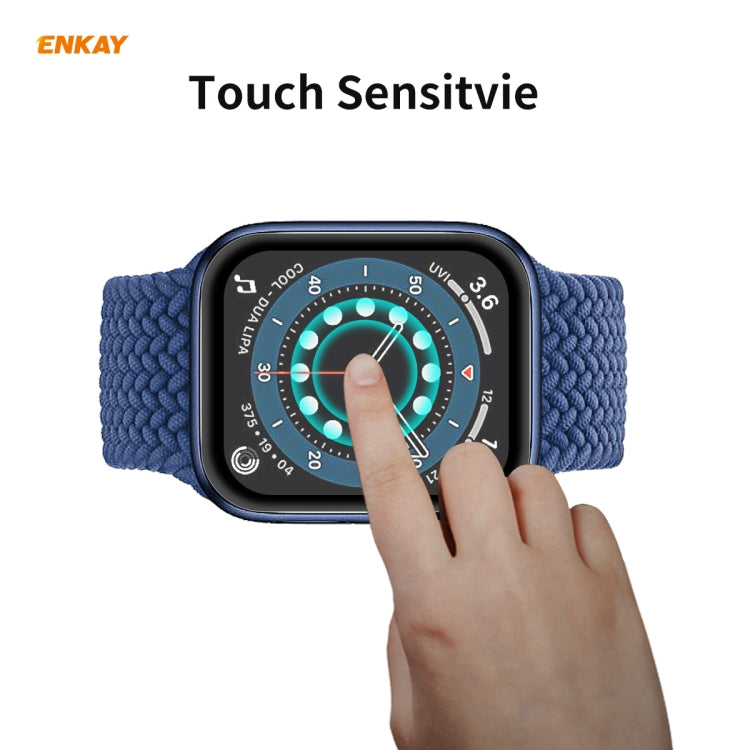 Curved PET screen protector for Apple Watch 44mm with responsive touch surface