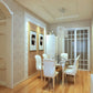 Ceiling-mounted E27 LED spotlights with bright white illumination in a room