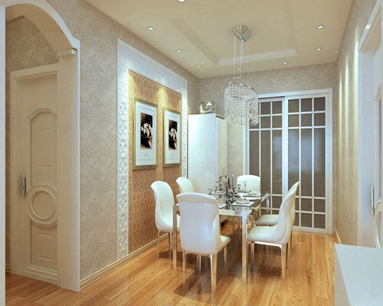 Ceiling-mounted E27 LED spotlights with bright white illumination in a room