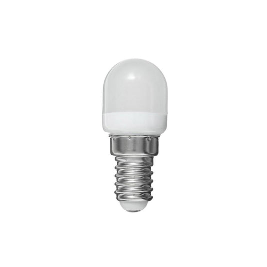 E14 mini LED bulb with clear glass and metal screw base