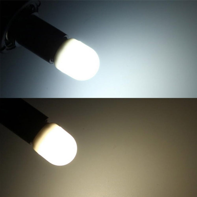 E14 mini LED bulb glowing bright white