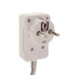 E27 bulb holder extension adapter with switch and two-pin plug connection