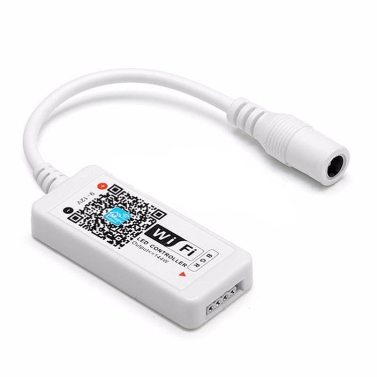 WiFi LED RGB controller box with wired connector and plug for light control