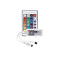 WiFi LED RGB controller with color button remote and connected output cable