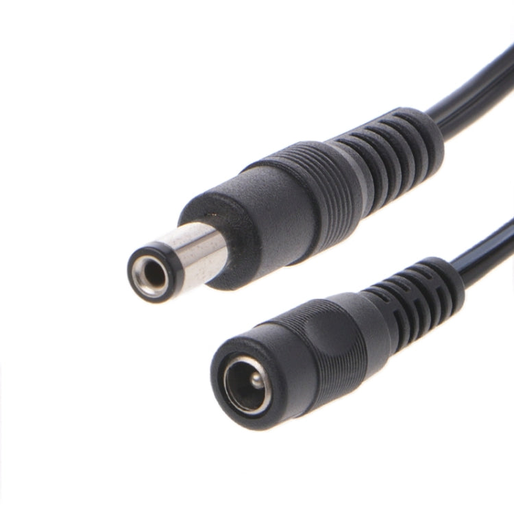 Close-up of black DC barrel connectors for sensor power and output wiring