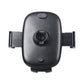 Black suction-based windshield phone holder back view with central adjustment knob