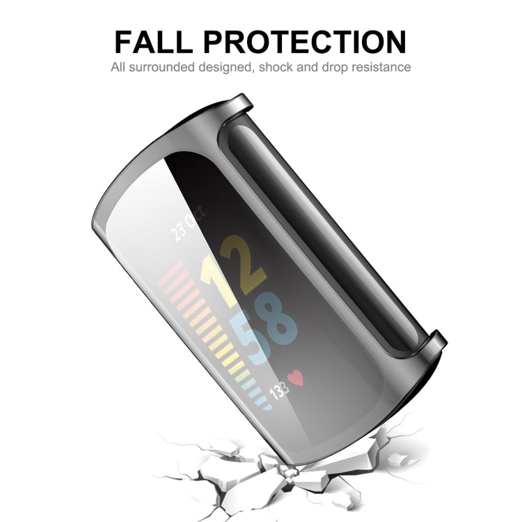 Transparent TPU shockproof case with dark bezel, rugged full coverage