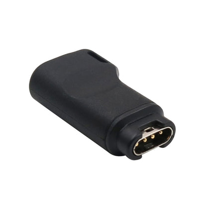 Black Type-C watch charging adapter with exposed 5-pin connector