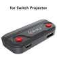 Black iPlay audio transmitter adapter with iPlay logo, two red buttons, side ports