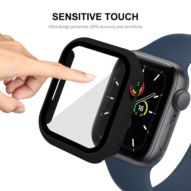 ENKAY watch case for Apple Watch 41mm with 9H glass, sensitive-touch front, black
