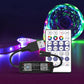 Bluetooth LED light strip controller with remote keypad and USB connection