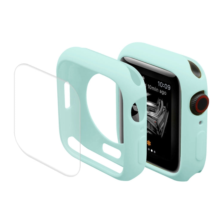 ENKAY Hat-Prince Protective TPU Watch Case + Full Coverage PET Screen Protector Film for Apple Watch Series 7 41mm