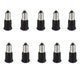 10-pack black E12-to-E14 LED socket adapters with metal screw threads