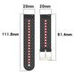 Two-Color Silicone Breathable Strap, For Samsung Galaxy Gear Sport