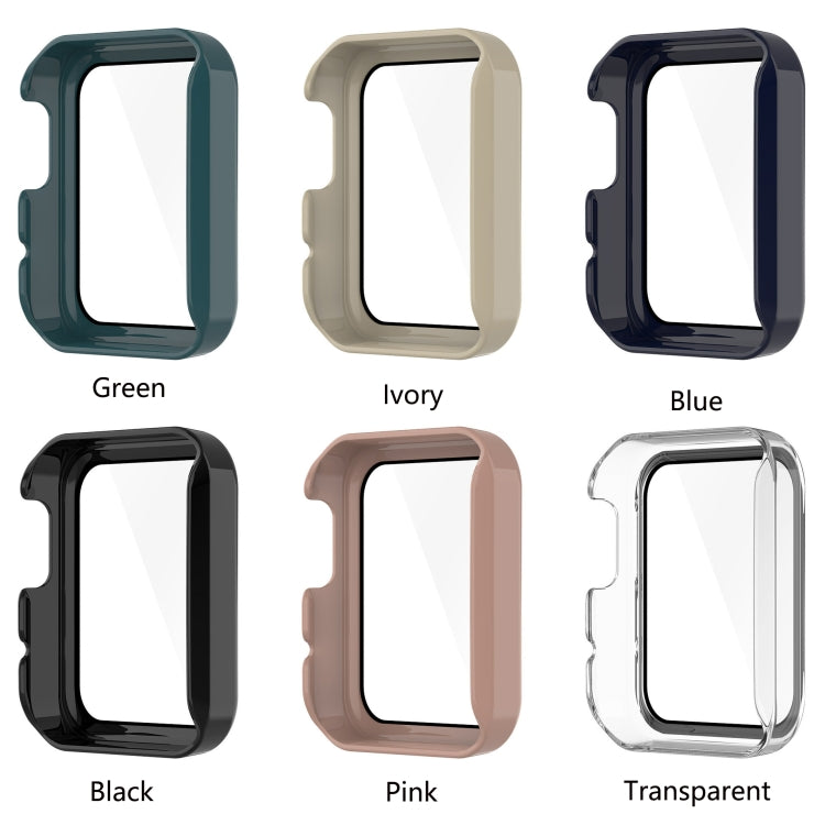 Watch case frames in green, ivory, blue, black, pink, and transparent