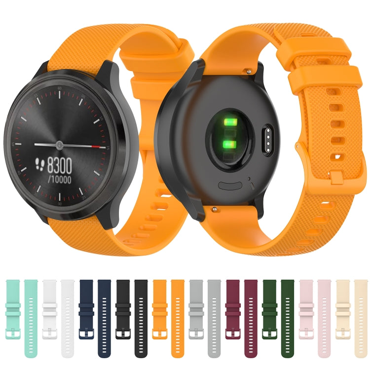 Checkered Silicone Strap, For Huawei Watch GT3 42mm, For Huawei Watch GT2 42mm, For Huawei Watch 2, For Honor Watch ES, For Honor Magic Watch 2 42mm
